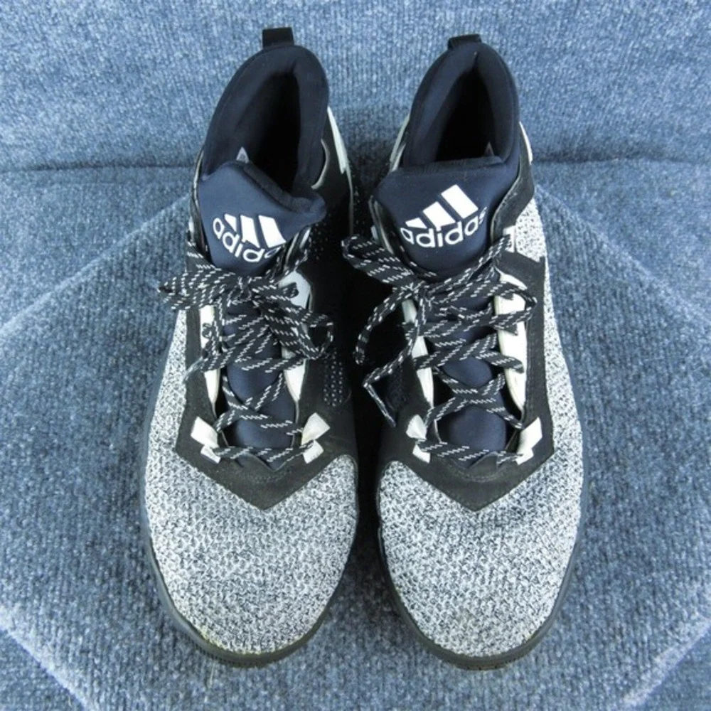 adidas D Lillard 2.0 Static Mens Basketball Shoes Size 10.5 Athletic Black White